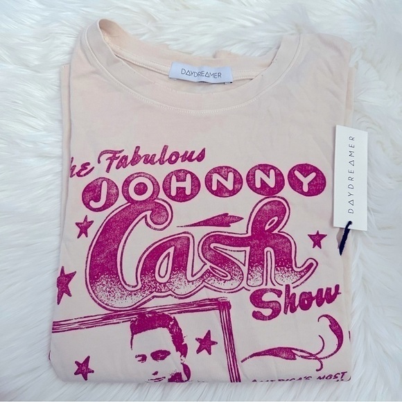 DAYDREAMER Johnny Cash Outlaw Tee Sand Size Small - Picture 9 of 11